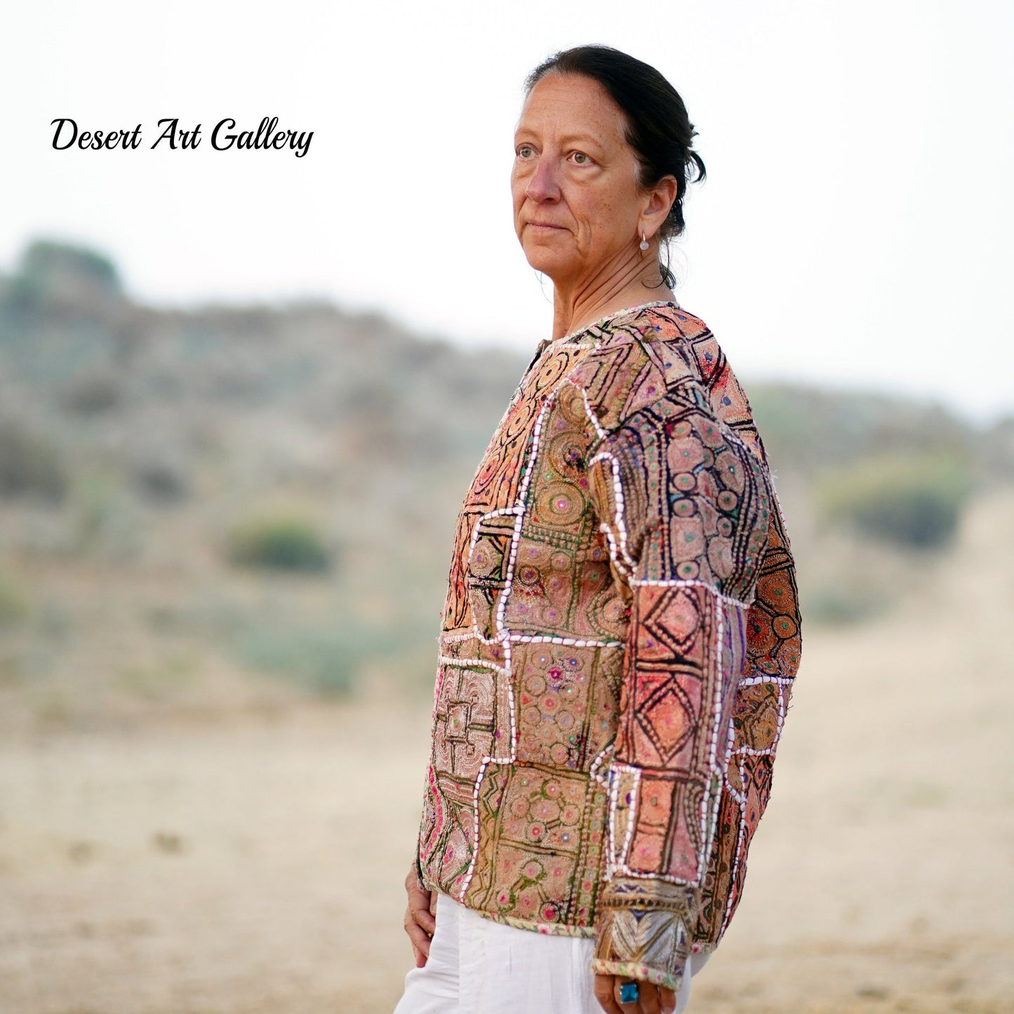 Mukka Embroidery Zari Jacket