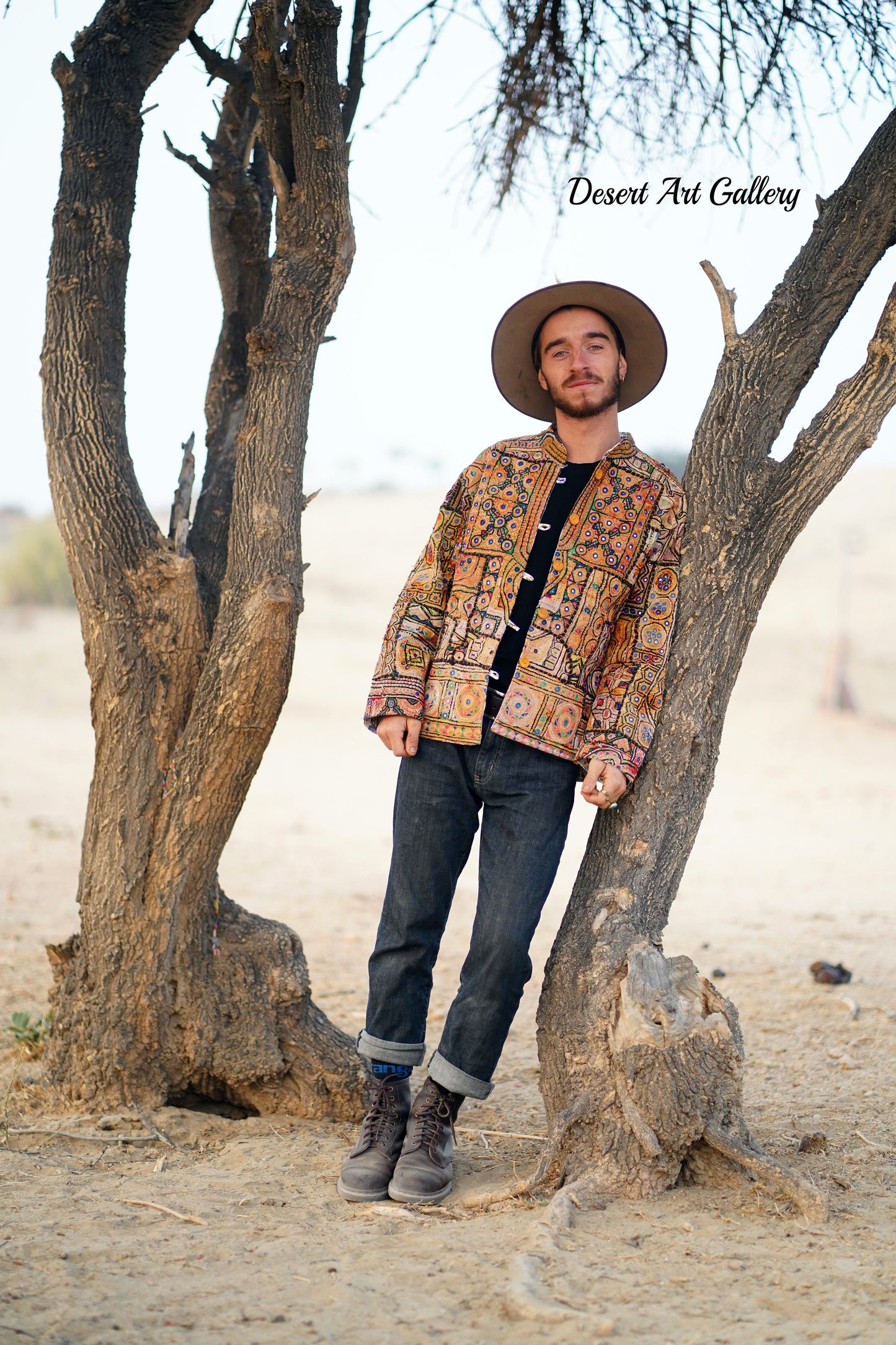 Mukka Embroidery Zari Jacket