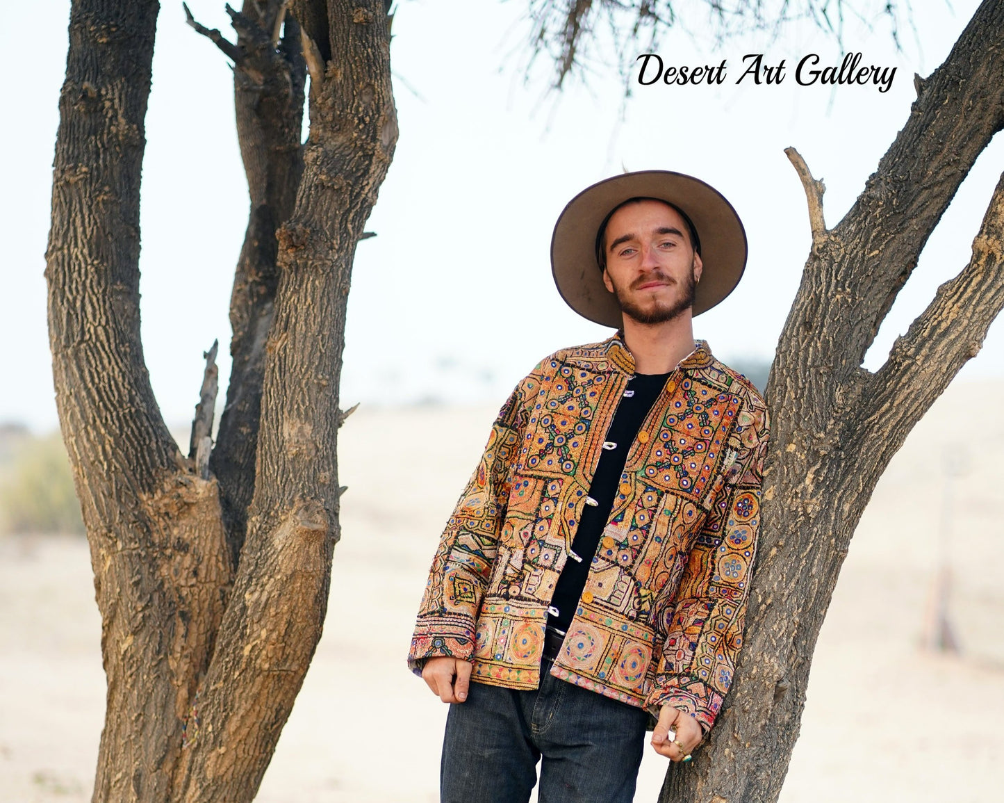 Mukka Embroidery Zari Jacket