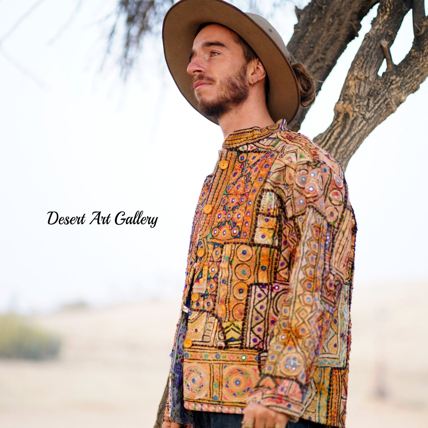 Mukka Embroidery Zari Jacket