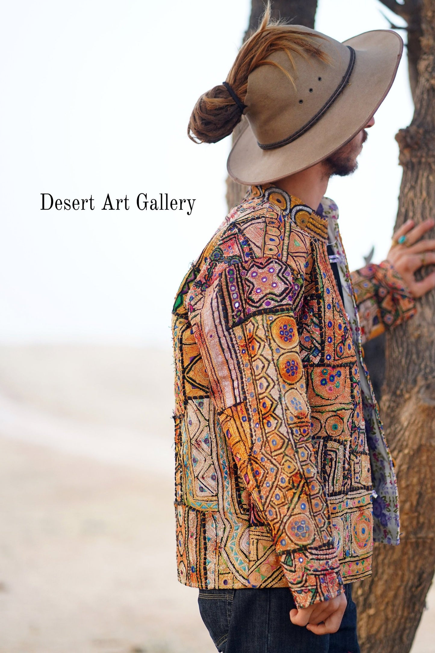 Mukka Embroidery Zari Jacket