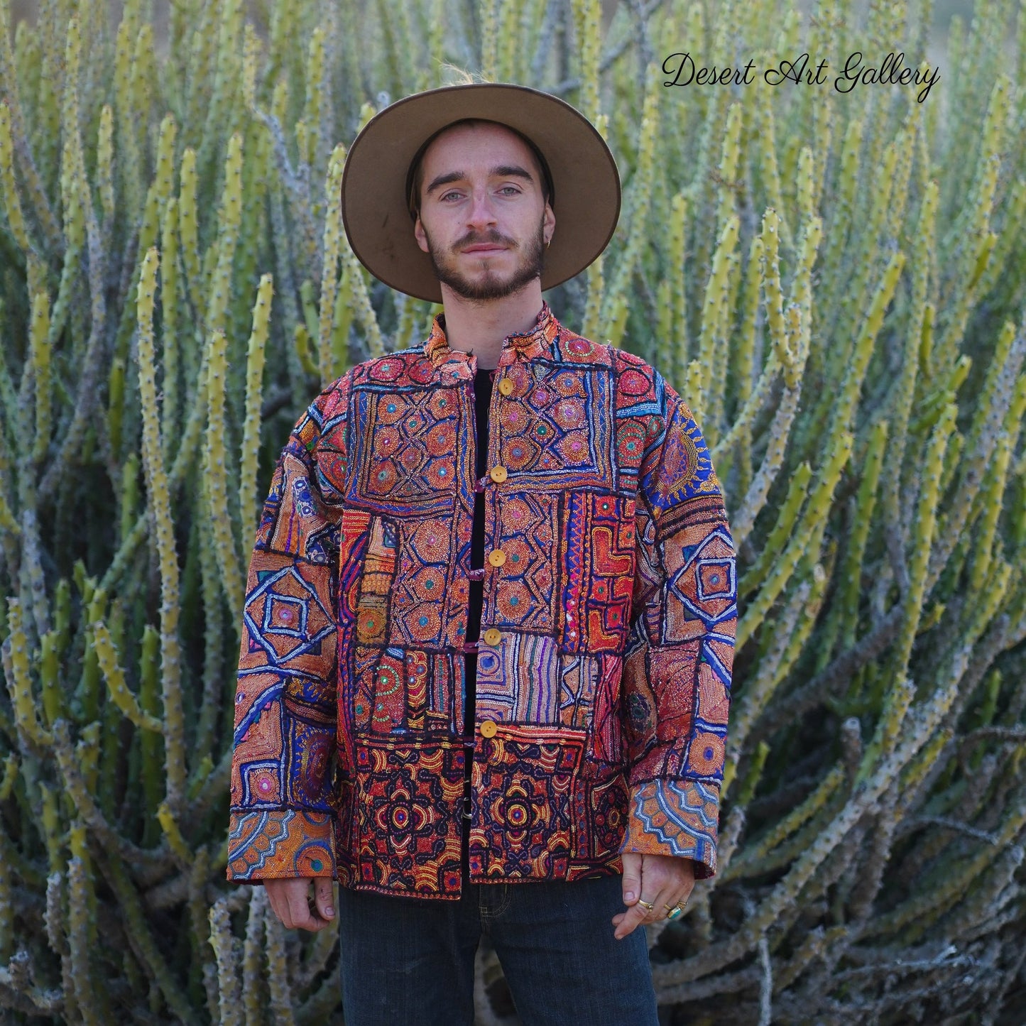 Mukka Embroidery Zari Jacket