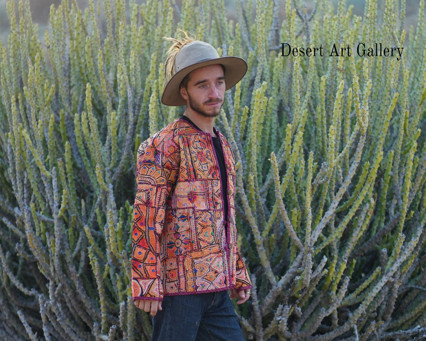 Mukka Embroidery Zari Jacket