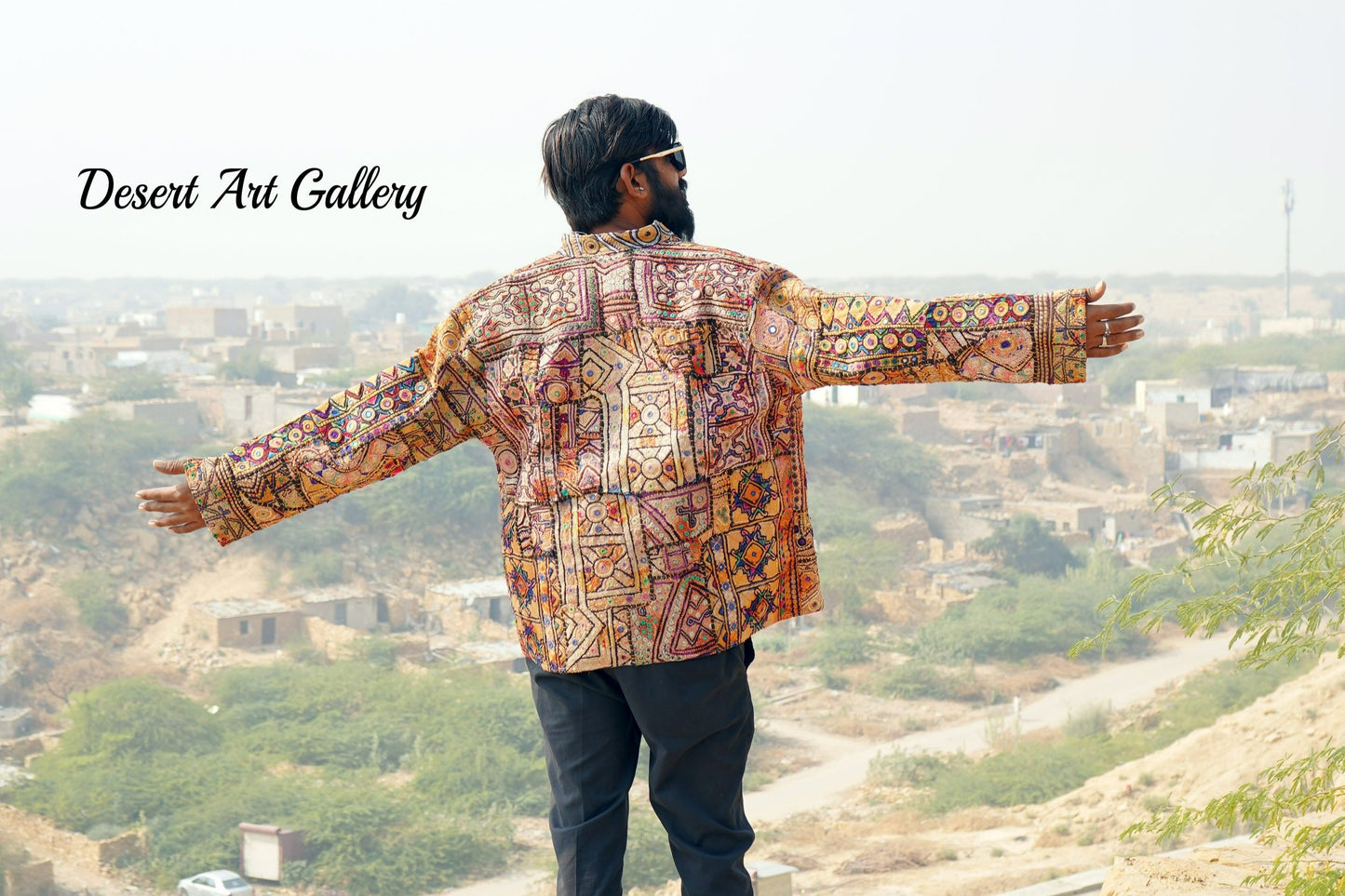 Mukka Embroidery Zari Jacket
