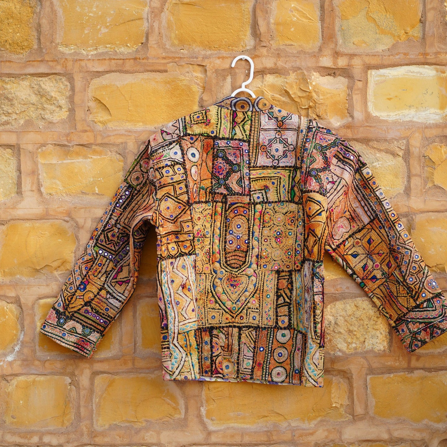 Mukka Embroidery Zari Jacket