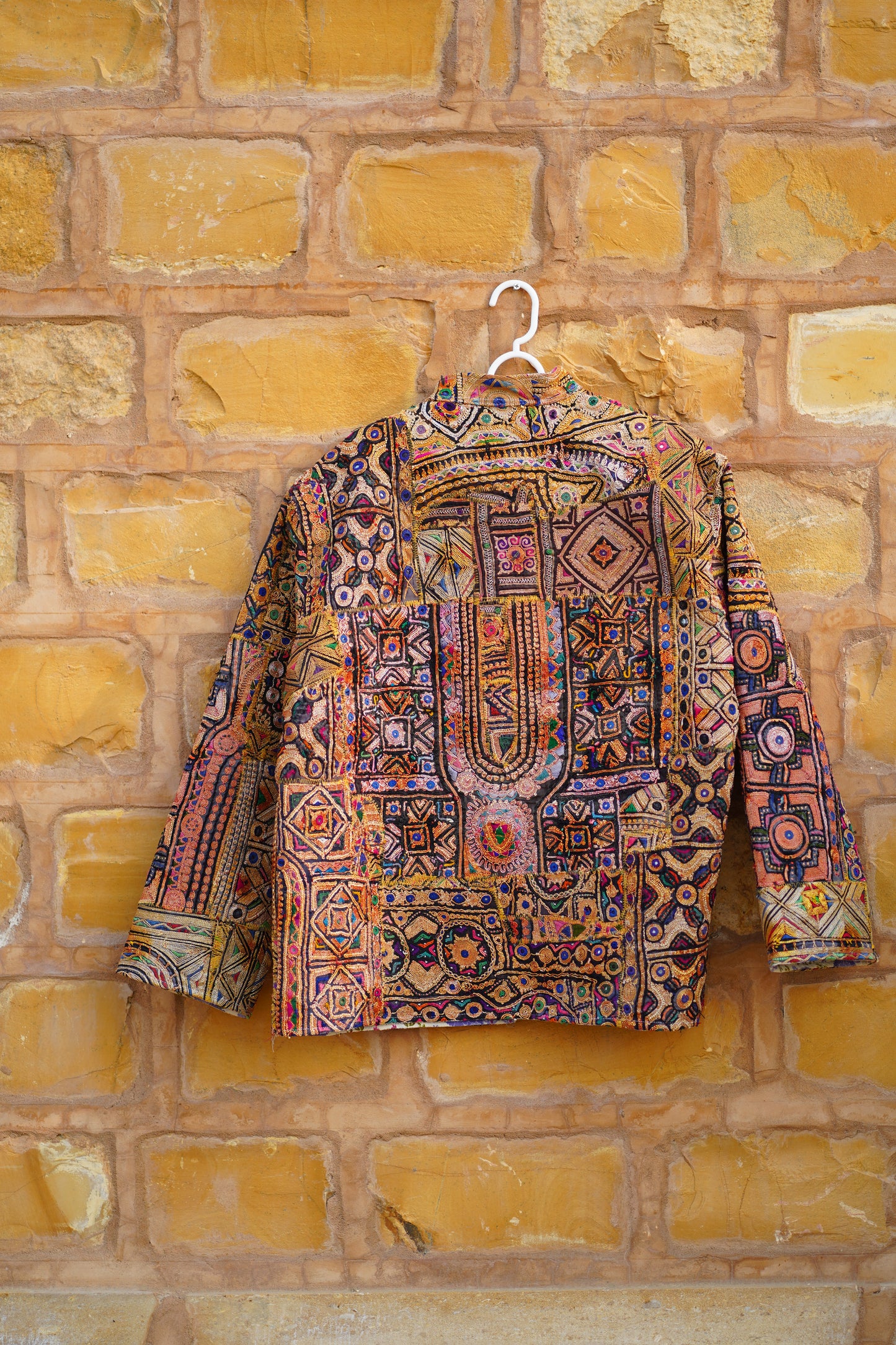 Mukka Embroidery Zari Jacket