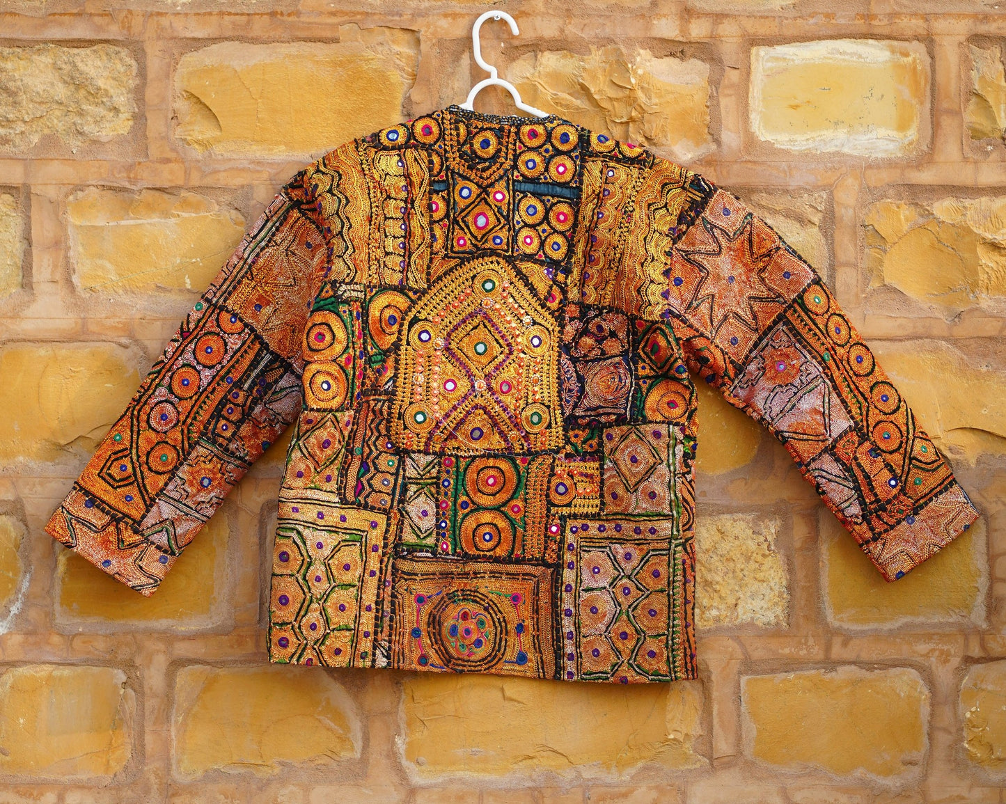 Mukka Embroidery Zari Jacket