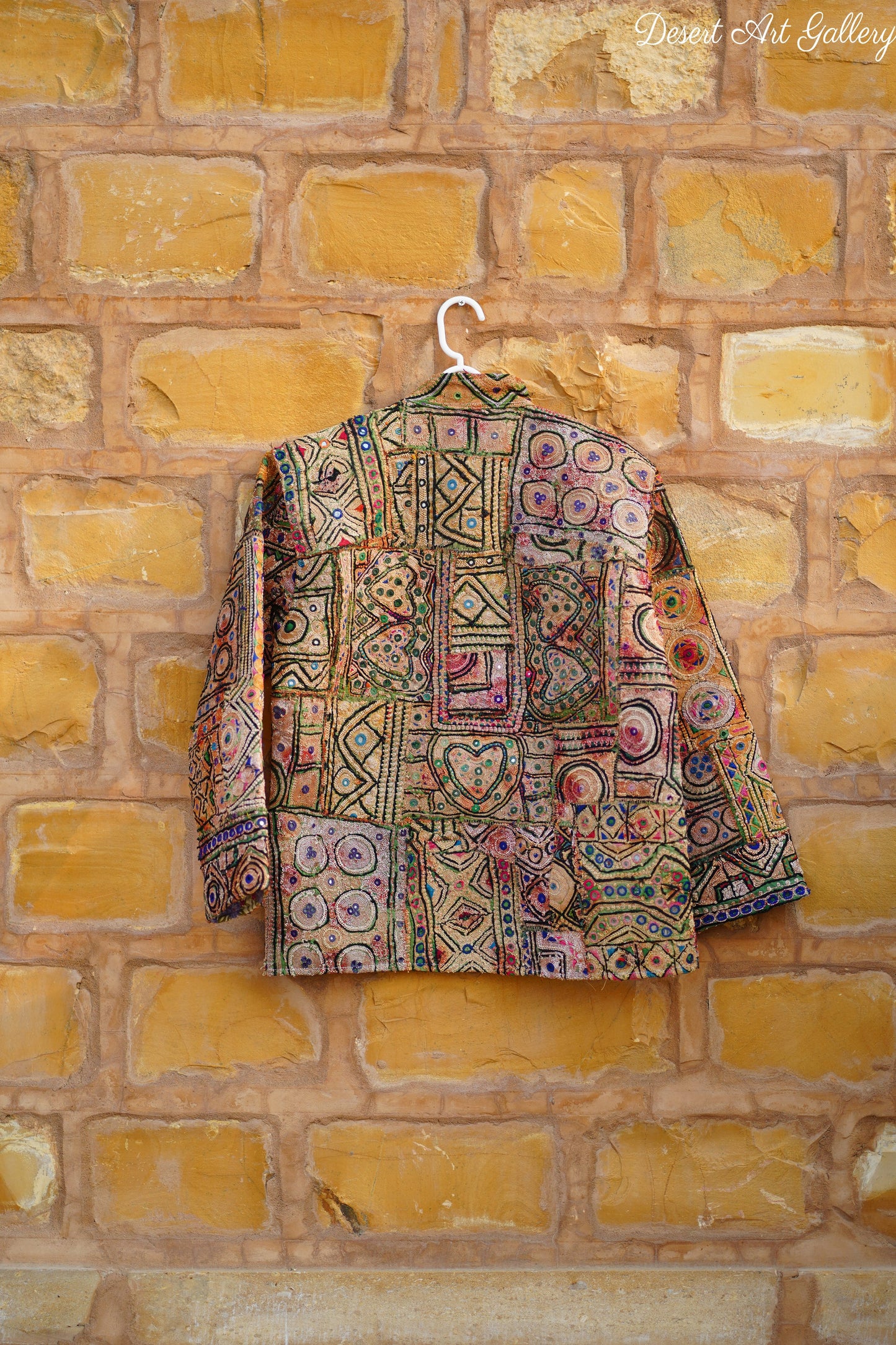 Mukka Embroidery Zari Jacket
