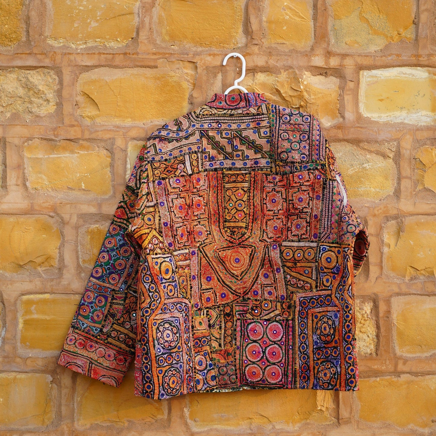 Mukka Embroidery Zari Jacket