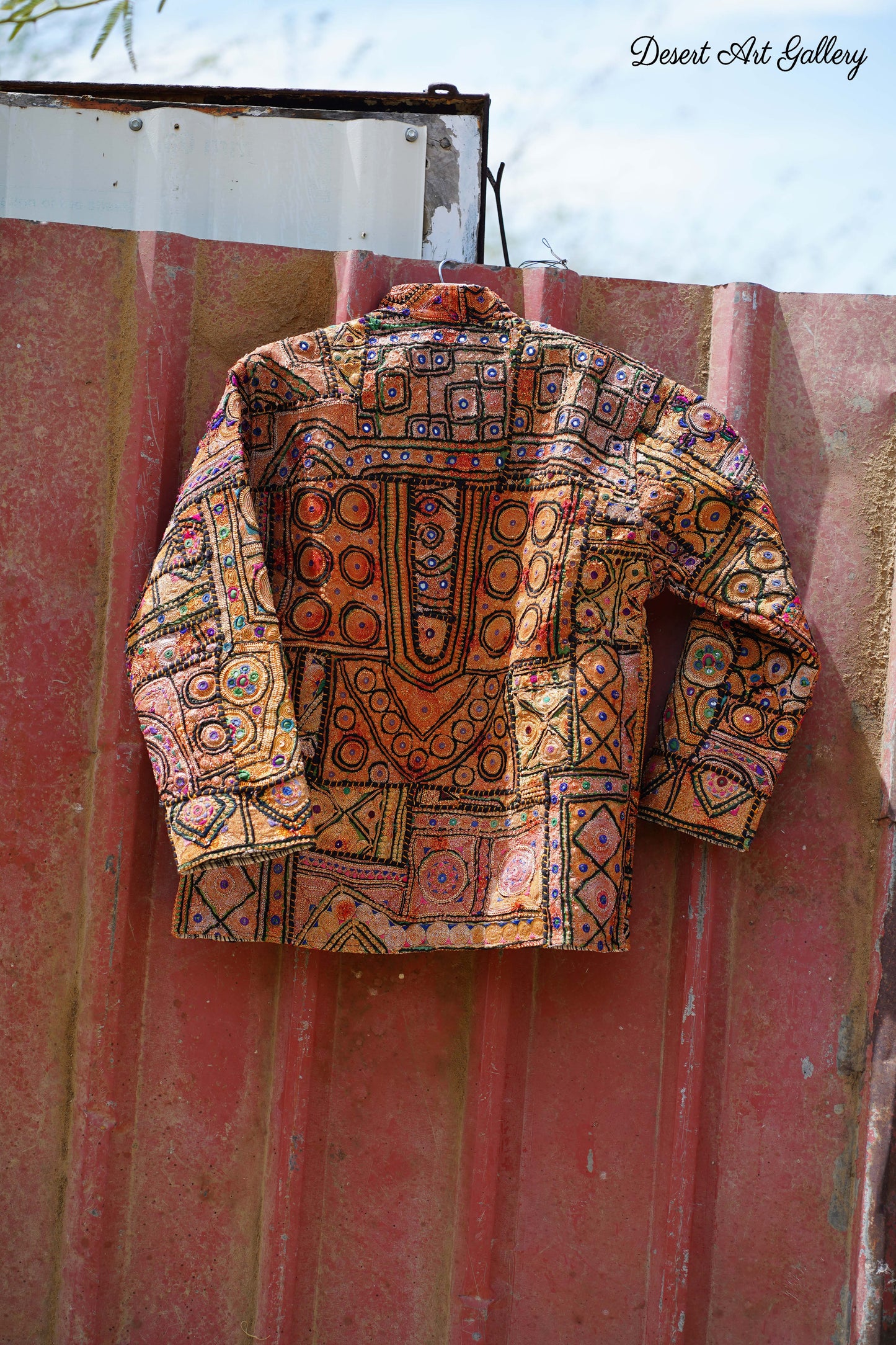 Mukka Embroidery Zari Jacket