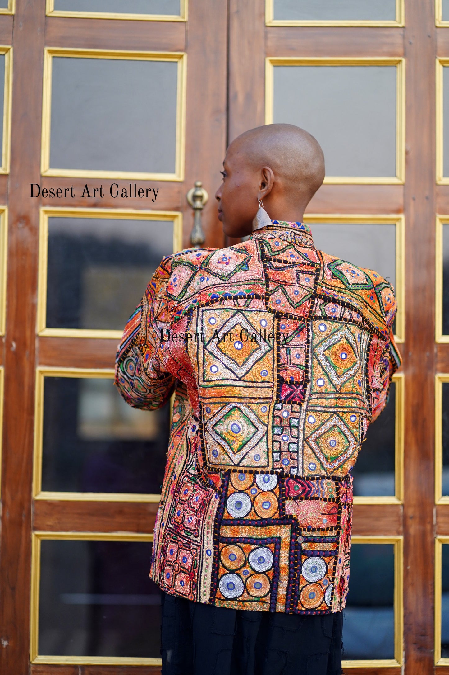 Mukka Embroidery Zari Jacket