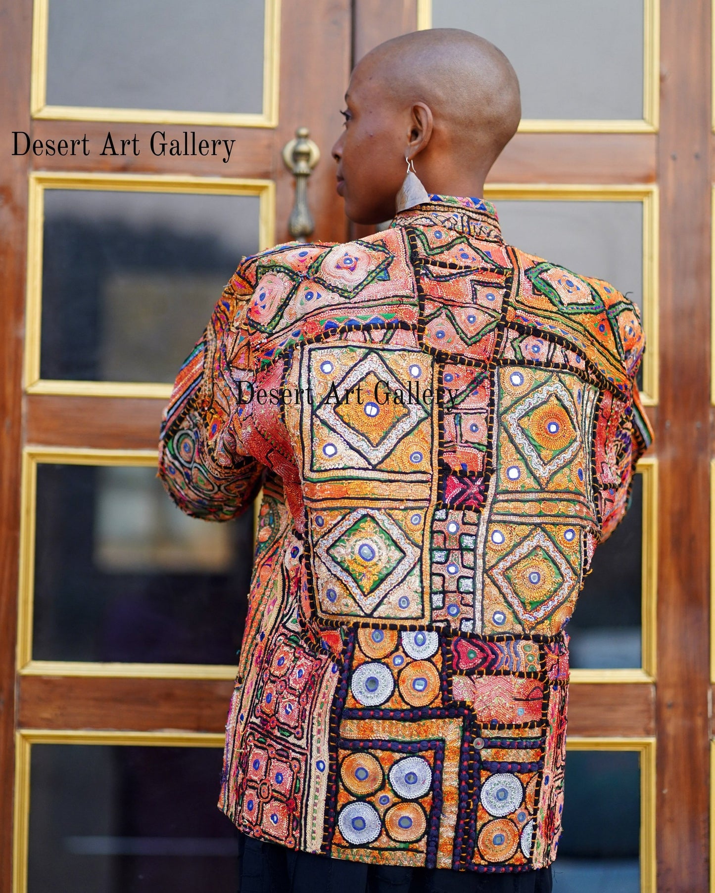 Mukka Embroidery Zari Jacket